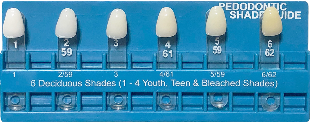 500-PSG: Pedodontic Shade Guide